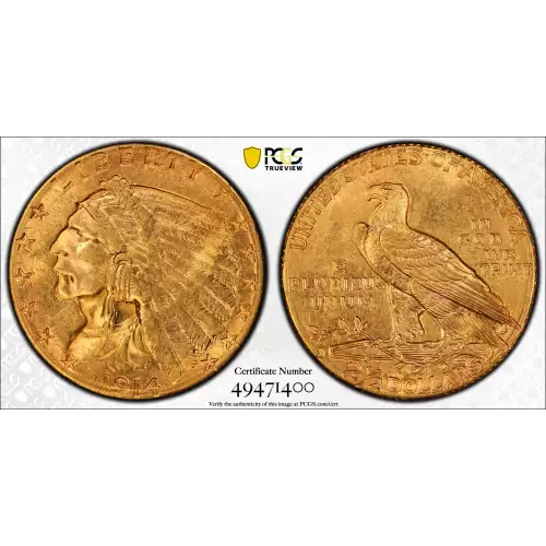 1914D 2.5 Ind PCGS MS63 (2)