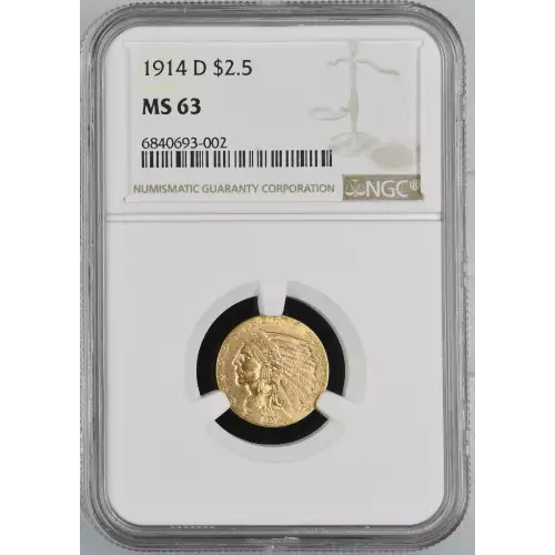 1914D 2.5 Indian NGC MS63 (2)