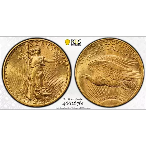 1914D Saint PCGS MS63 (2)