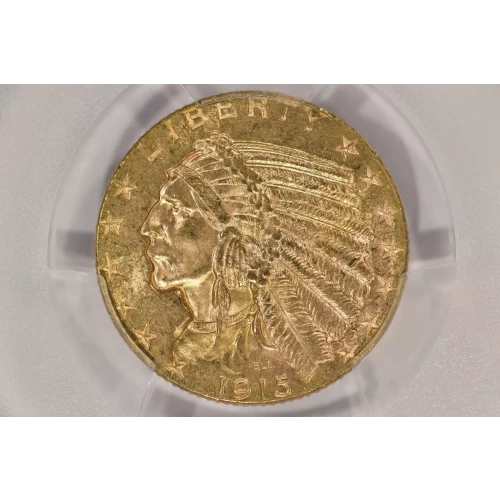 1915 5 Indian PCGS MS63 CAC CAC