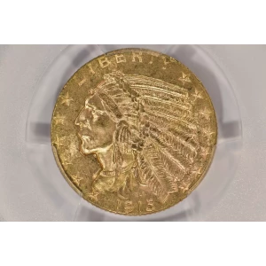 1915 5 Indian PCGS MS63 CAC CAC