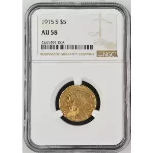 1915S 5 Ind NGC AU58 (2)