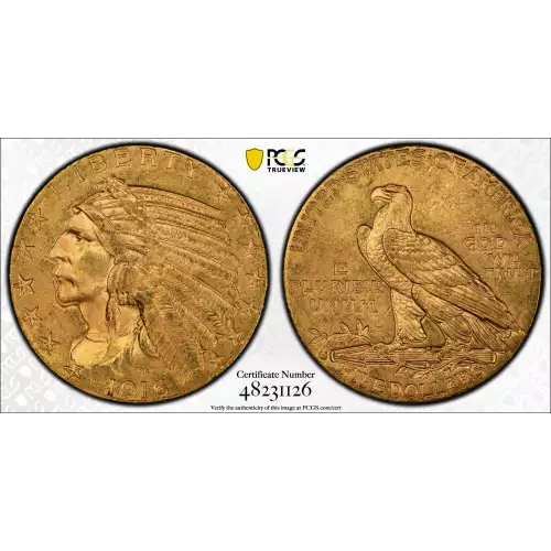 1916S 5 Indian PCGS MS62CAC CAC (2)