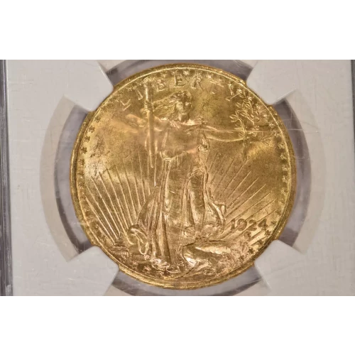 1924 $20 Saint NGC MS63 CAC CAC (3)