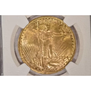 1924 $20 Saint NGC MS63 CAC CAC (3)