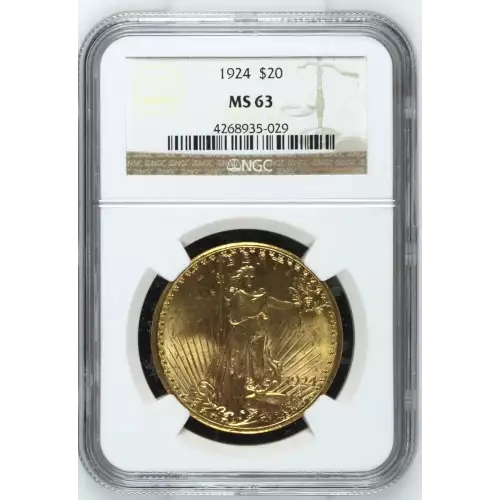 1924 $20 Saint NGC MS63 CAC CAC (2)
