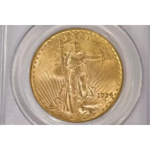 1924 20 Saint PCGS MS63 CAC CAC (2)
