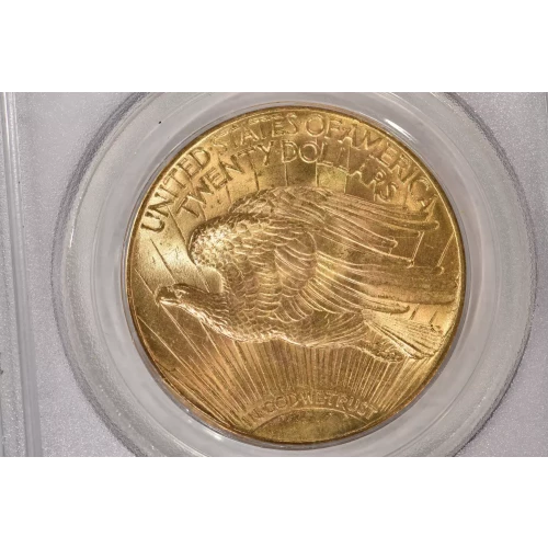 1924 20 Saint PCGS MS63CAC CAC (2)