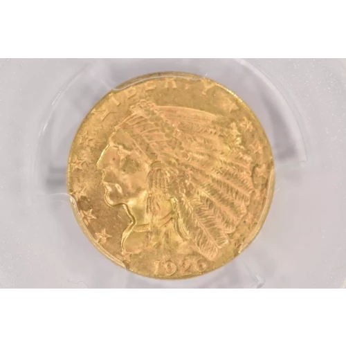 1926 $2.5 Ind PCGS MS64 CAC CAC