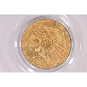 1926 $2.5 Ind PCGS MS64 CAC CAC