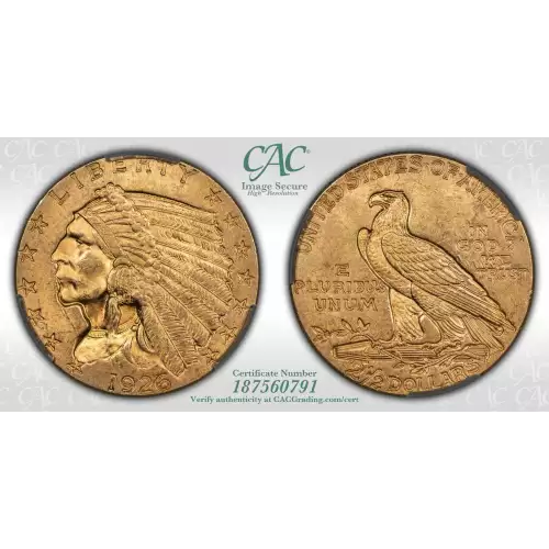 1926 2.5 Ind CACG MS63 (4)