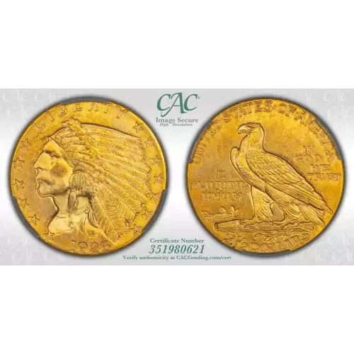 1926 2.5 Ind CACG MS63 (4)