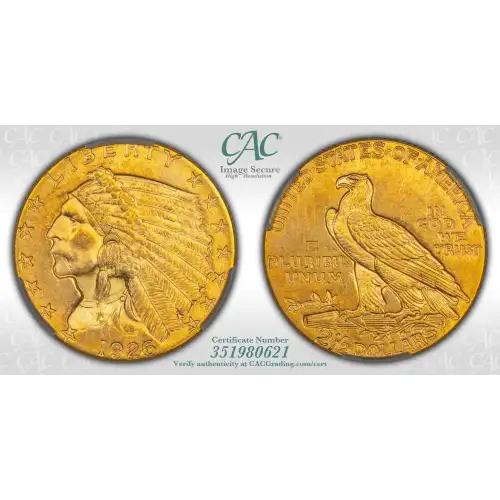 1926 2.5 Ind CACG MS63 (4)
