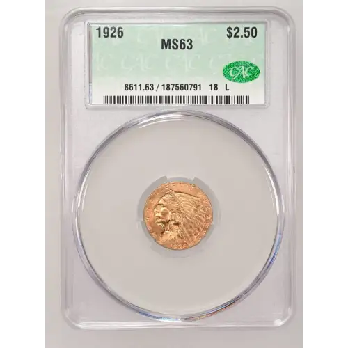 1926 2.5 Ind CACG MS63 (2)