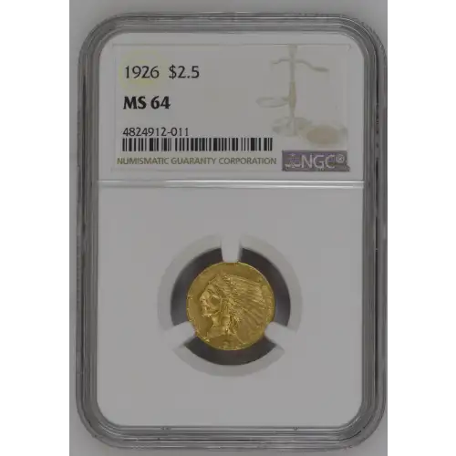 1926 2.5 Indian NGC MS64CAC CAC (2)