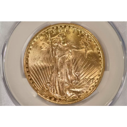 1927 20 Saint CACG MS63 (5)