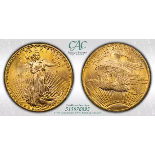 1927 20 Saint CACG MS63 (4)