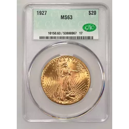 1927 20 Saint CACG MS63 (2)