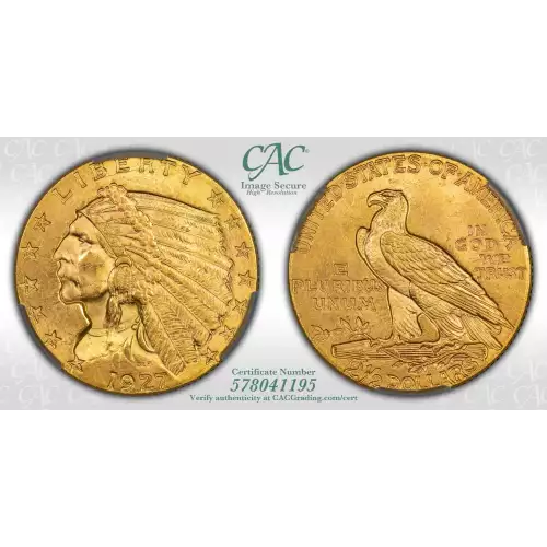 1927 2.5 Ind CACG MS63 (4)