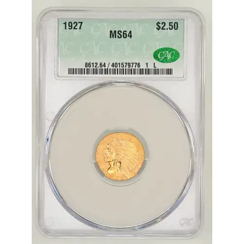 1927 2.5 Ind CACG MS64 (2)