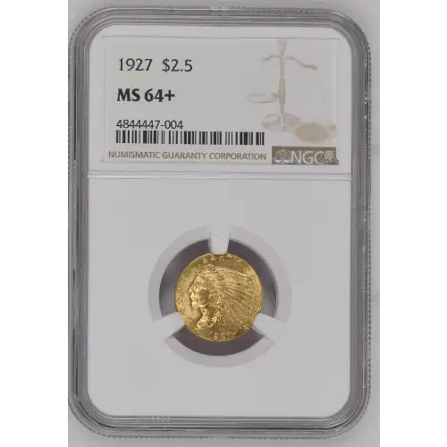 1927 2.5 Ind NGC MS64PLUS CAC CAC (2)