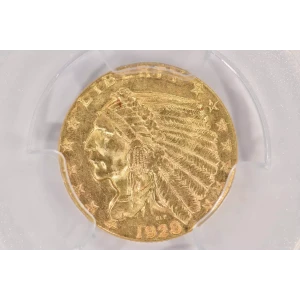 1928 $2.5 Ind PCGS MS64 CAC CAC