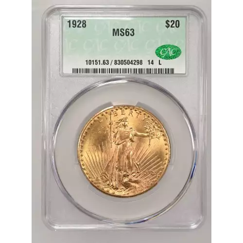1928 20 Saint CACG MS63 (2)