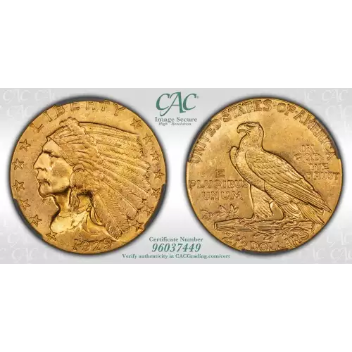 1929 2.5 Ind CACG MS63+ (4)