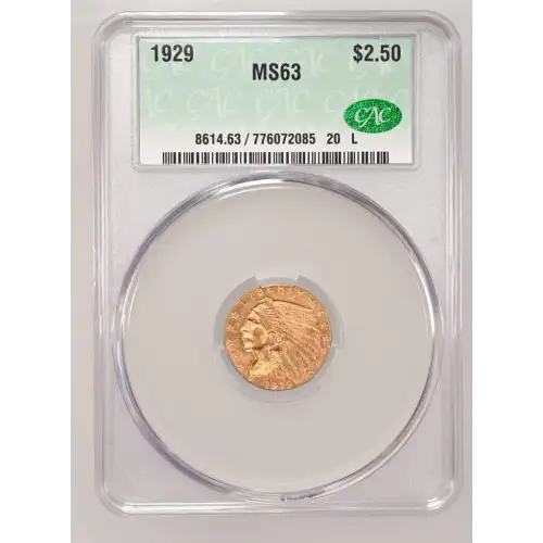 1929 2.5 Ind CACG MS63 (2)
