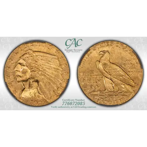 1929 2.5 Ind CACG MS63 (4)