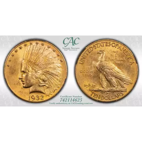 1932 10 Ind CACG MS63 (4)