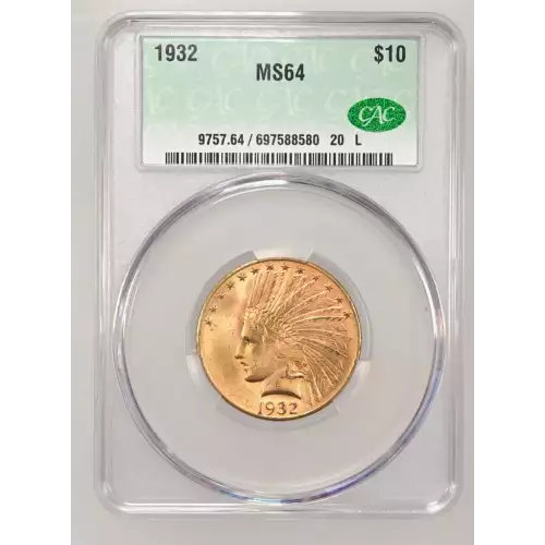 1932 10 Ind CACG MS64 (2)