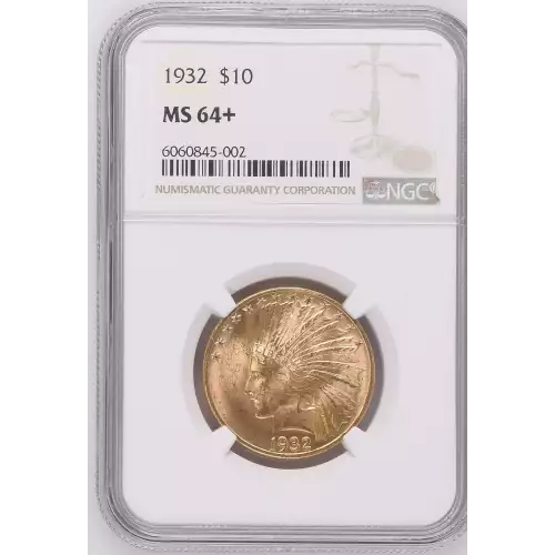 1932 $10 Ind NGC MS64+ CAC CAC (2)