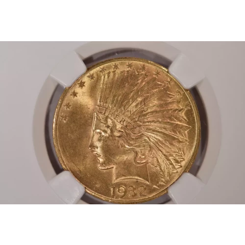1932 10 Indian NGC MS64CAC CAC (3)