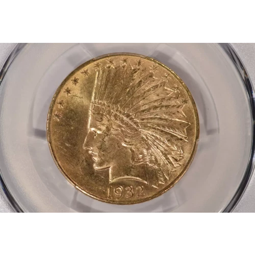 1932 $10 Indian PCGS MS64CAC CAC