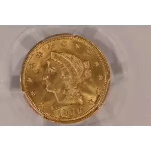 1906 2.5 Lib PCGS MS65PLUS CAC CAC (2)
