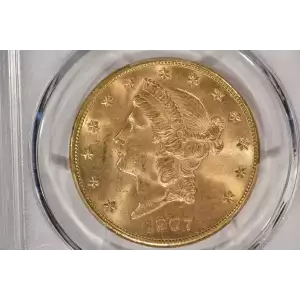 1907-S 20 Lib PCGS MS64+ CAC CAC (2)