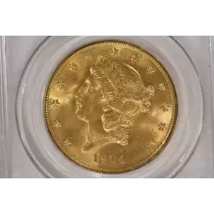 1904 20 Lib PCGS MS63 CAC CAC