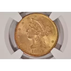 1899 $5 Liberty NGC MS66