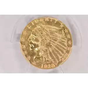 1928 $2.5 Ind PCGS MS64 CAC CAC (2)