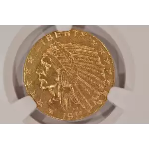 1911D 5 Indian NGC AU58 (3)