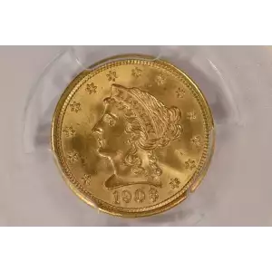 1906 2.5 Liberty PCGS MS66+CAC CAC