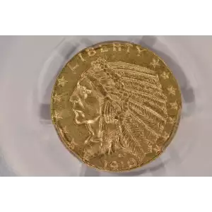 1910 $5 Ind PCGS MS63CAC CAC
