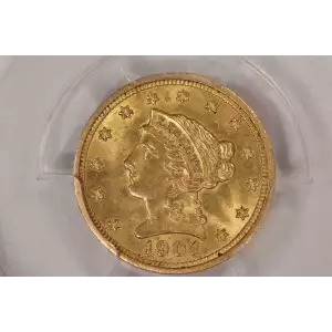 1904 $2.5 Lib PCGS MS64 CAC CAC