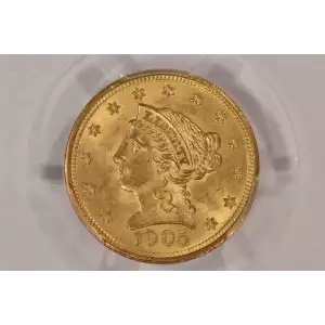 1905 2.5 Lib PCGS MS65 CAC CAC (2)
