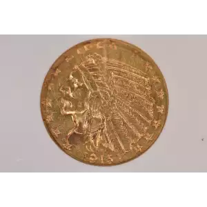 1915S 5 Indian NGC AU58