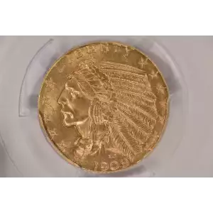 1909 5 Ind PCGS MS65 (2)