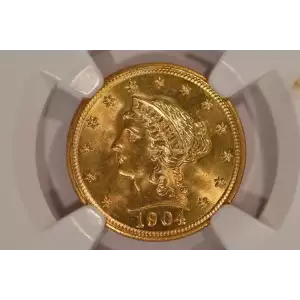 1904 2.5 Liberty NGC MS67