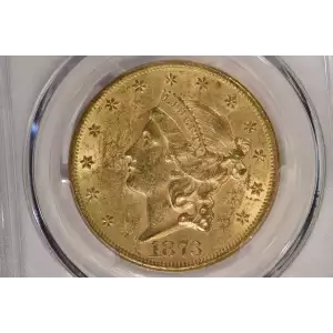 1873 20 Lib PCGS MS61CAC CAC