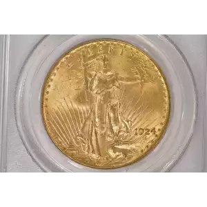 1924 20 Saint PCGS MS63 CAC CAC (2)